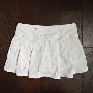 Lululemon Pace Rival Skirt (Regular) *4-way Stretch 13" (White) - Size 4